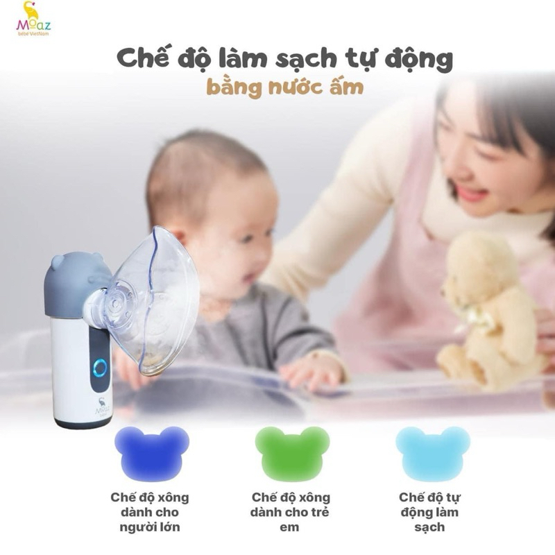 [Tặng kèm set khẩu trang] MÁY XÔNG DUNG KHÍ MOAZ MB-051