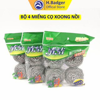 Bộ 4 miếng cọ xoong nồi inox đa năng