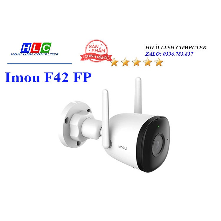 Camera Wifi Imou 4MP IPC - F42FP FullColor có màu đêm tích hợp đèn Spotlight
