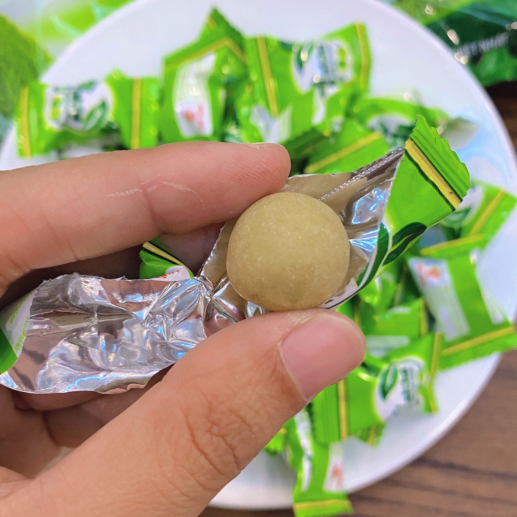 Bịch 400g kẹo trà milktea sữa trân châu, kẹo matcha trà xanh mềm dẻo - Việt Nhật -