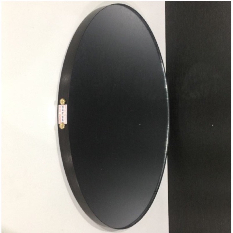 Gương tròn Viền nhựa giá rẻ 40cm 50cm 60cm,Đen 60cm