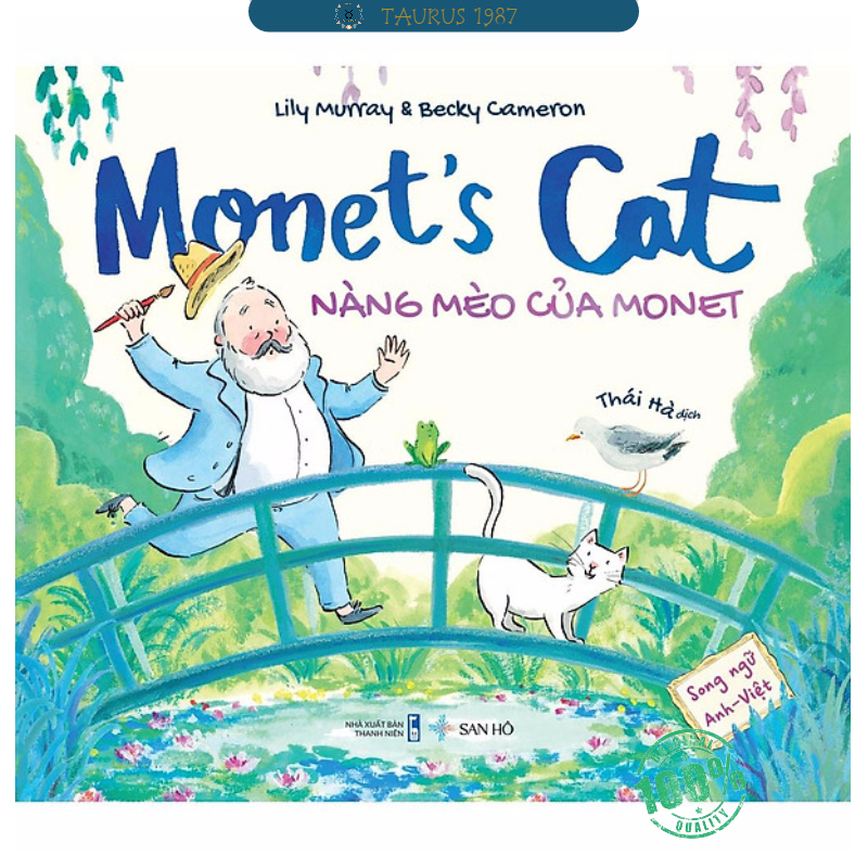 Sách Thiếu Nhi Song Ngữ - Monet’s Cat – Nàng Mèo Của Monet