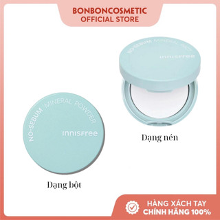 Phấn phủ bột và Nén No sebum Innisfree mẫu mới