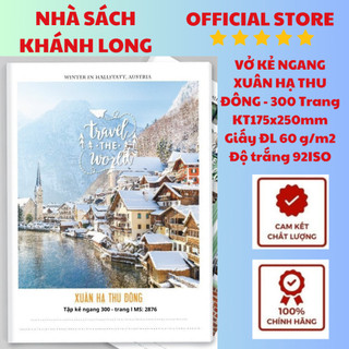 VỞ XUÂN HẠ THU ĐÔNG 300 TRANG CAO CẤP