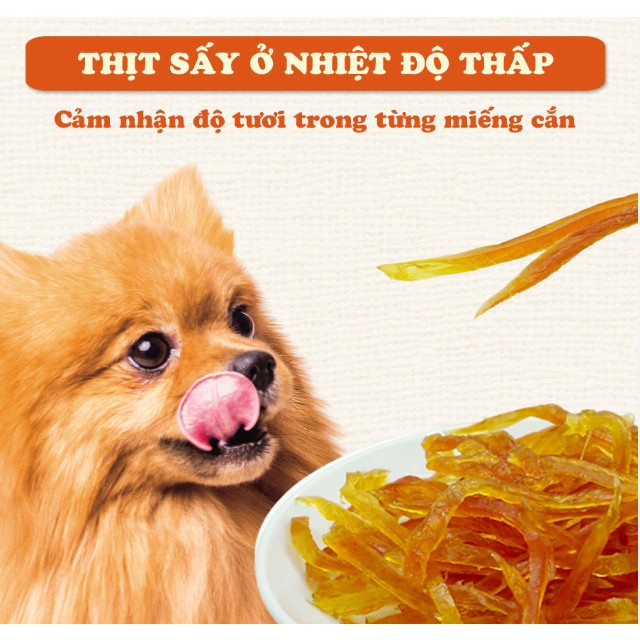 Sợi gà sấy dẻo Doggyman 80gr