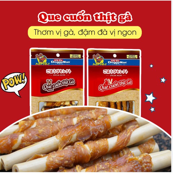 Xương Que quấn gà Doggyman