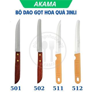 Dao gọt trái cây hoa quả JINLI, inox không gỉ sáng bóng, siêu sắc bén