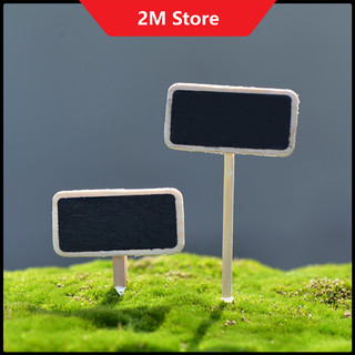 Phụ Kiện Trang Trí Tiểu Cảnh Terrarium Bảng Ghi Chú Thông Tin Chậu Cây Sen Đá, Xương Rồng