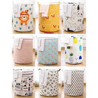 Giỏ vải đa năng đựng đồ cá nhân, giỏ vải chứa mỹ phẩm để bàn 35x40cm FAMILY86