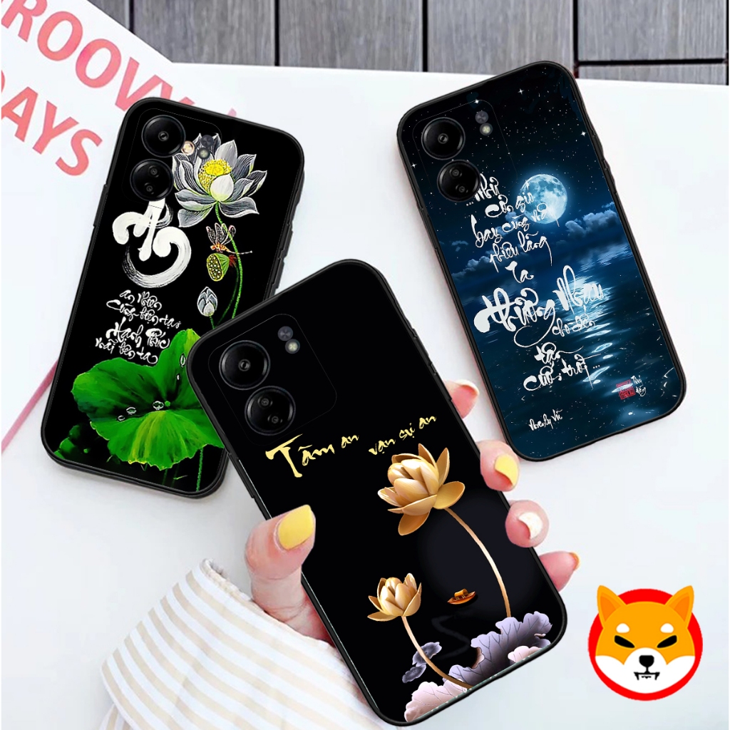 Ốp Xiaomi Redmi 13C bộ hình thư pháp sang trọng | OC CHO STORE