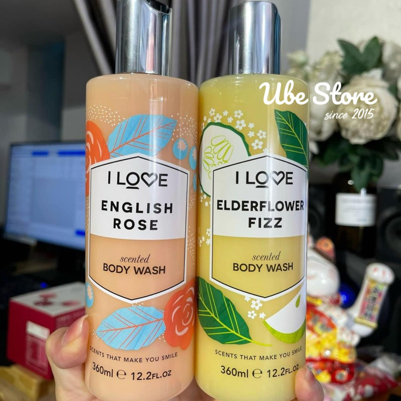 SỮA TẮM HƯƠNG NƯỚC HOA I LOVE SCENTED BODY WASH 360ML