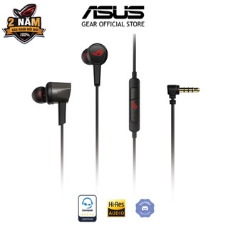 Tai nghe chơi game có dây in-ear ASUS ROG Cetra II Core kết nối 3.5 mm driver bằng silicone và tương thích với PC