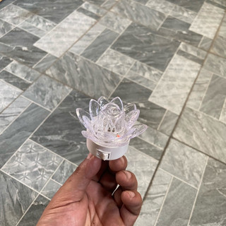 Đèn ngủ mini hình bông sen ngũ sắc có công tắc