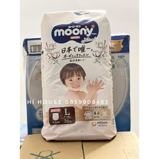 Tã/bỉm moony natural dán/quần