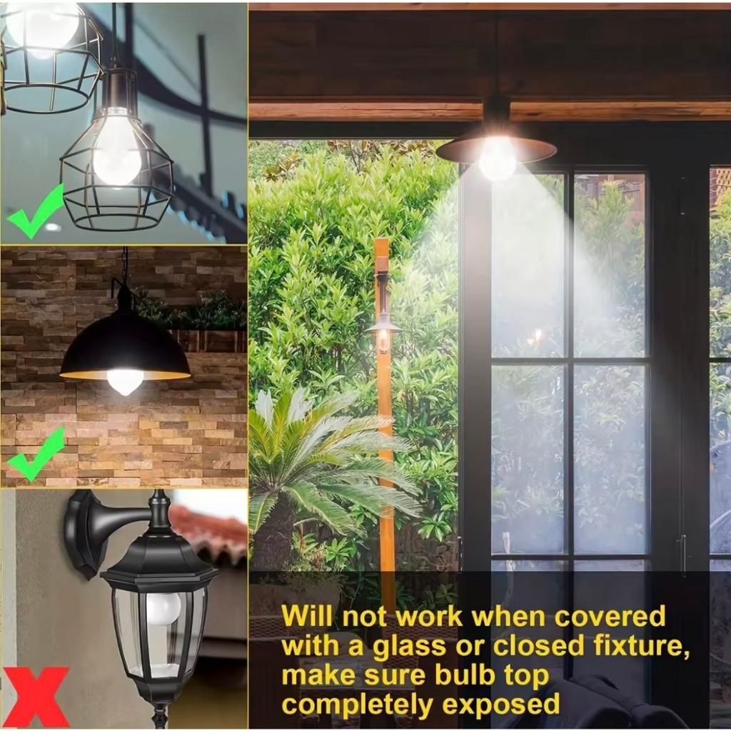 Đèn LED Bulb cảm biến ánh sáng và chuyển động 7W E27 sáng trắng