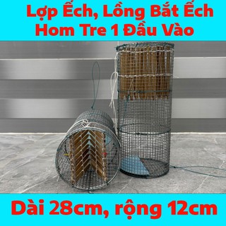 Lợp ếch, bẫy ếch hom tre 1 đầu vào