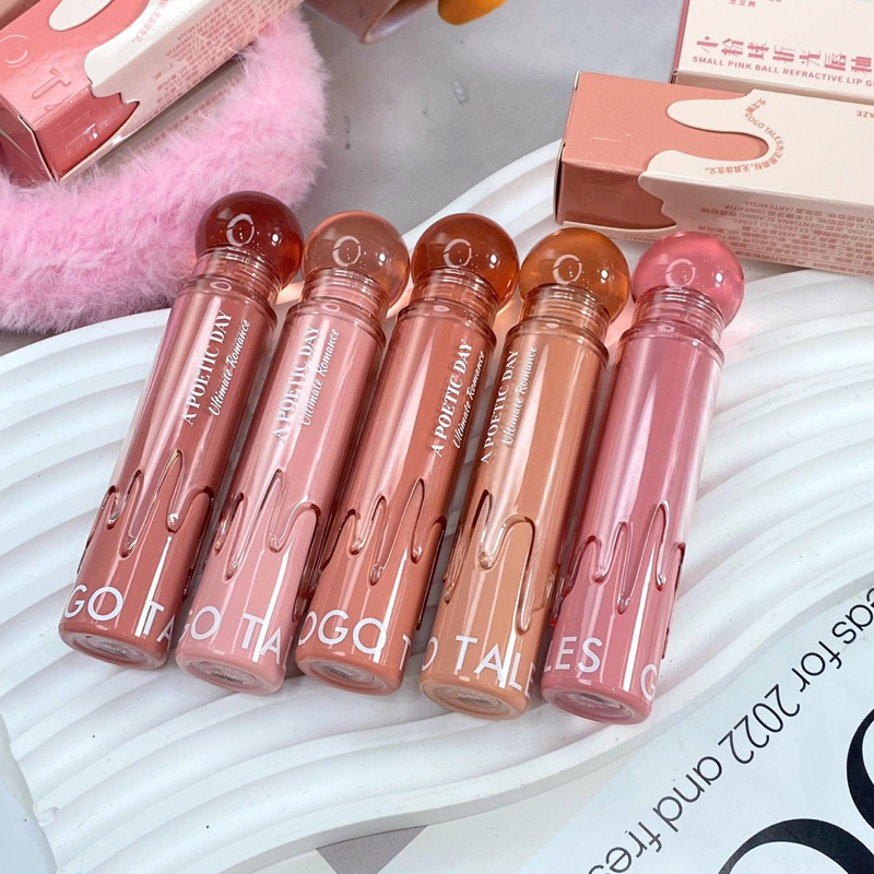 Son tint bóng kẹo mút GOGO TALES hiệu ứng bóng tráng gương GT592