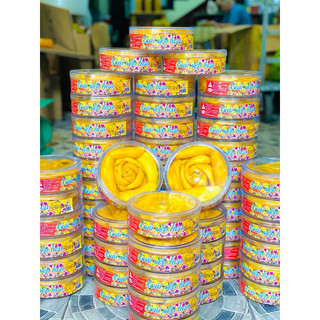 Hộp mica tròn đựng bánh kẹo tết
