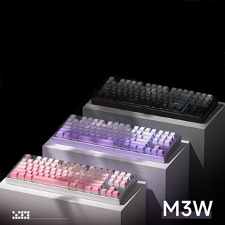 Bàn phím cơ Monsgeek M3W | Case nhôm CNC | Led RGB | Không dây 3 Modes| Mạch xuôi | Hotswap