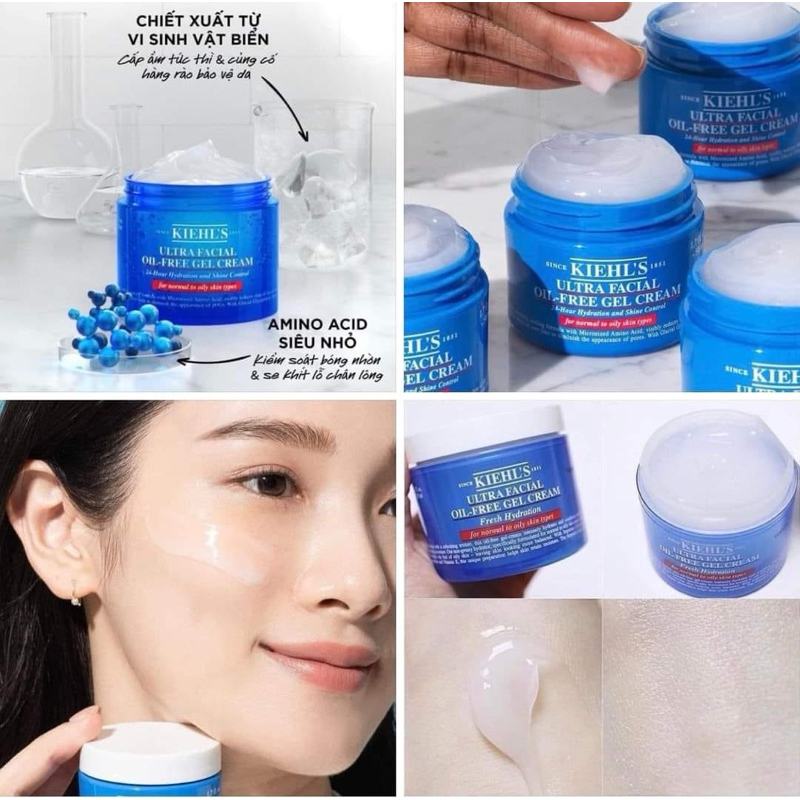 Kem Dưỡng Kiehl's Ultra Facial Oil-Free Gel Cream 7ml