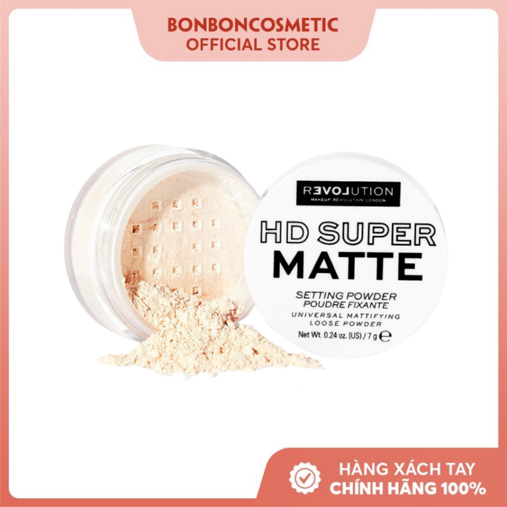 Phấn Phủ Bột Revolution HD Super Matte Setting Powder