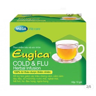 Eugica trà giải cảm -trà giải cảm eugica cold & flu -phòng cúm, ngạt mũi, hắt hơi, cảm lạnh từ thảo dược