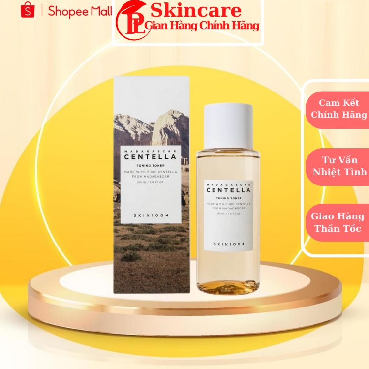 Nước Hoa Hồng Rau Má Skin1004 Madagascar Centella Toning Toner 210ML Giúp Cân Bằng, Dưỡng Trắng Da
