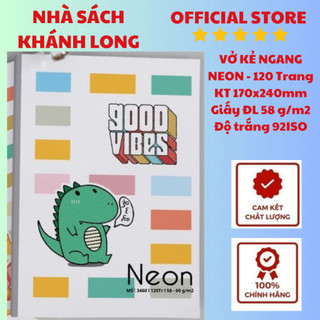 VỞ KẺ NGANG NEON 120 TRANG