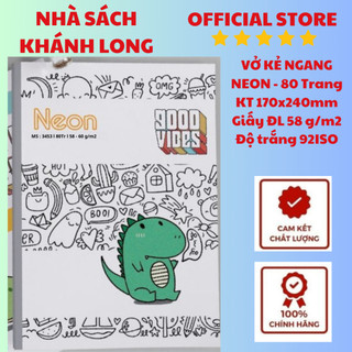 VỞ KẺ NGANG NEON 80 TRANG