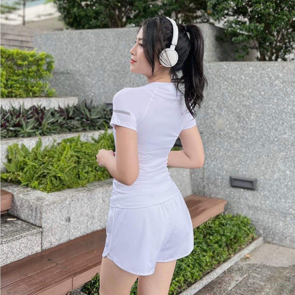 Bộ thể thao thun lạnh quần hai lớp có túi size 40-78kg