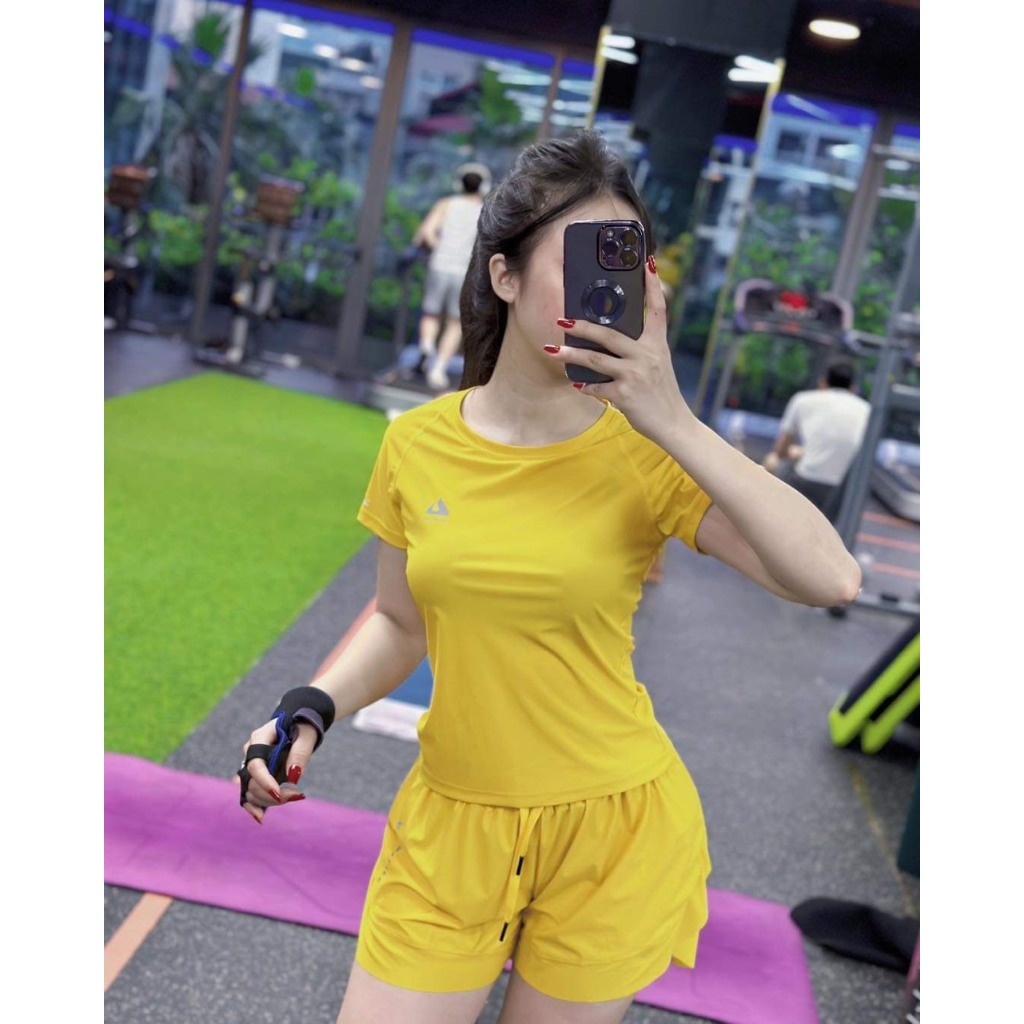 Bộ thể thao thun lạnh quần hai lớp có túi size 40-78kg