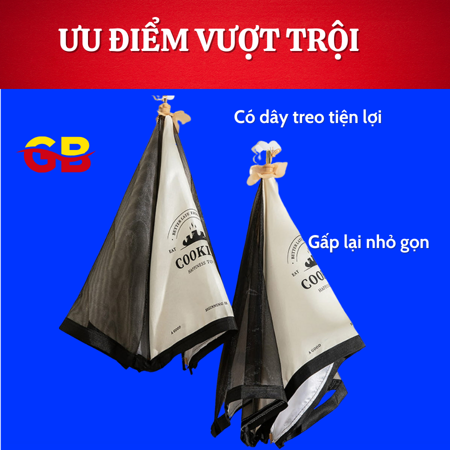 Lồng Bàn Gấp Gọn Thông Minh- Lồng Bàn Lưới , Tiện Lợi An Toàn Cho Thực Phẩm