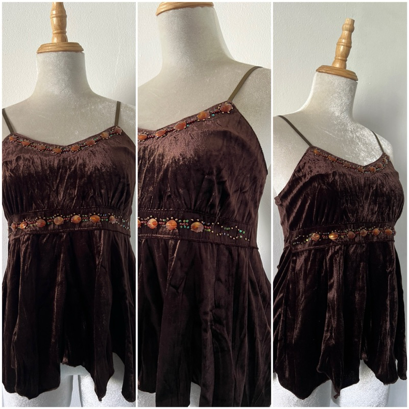 H2429 áo dây nữ si