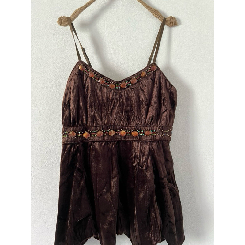 H2429 áo dây nữ si