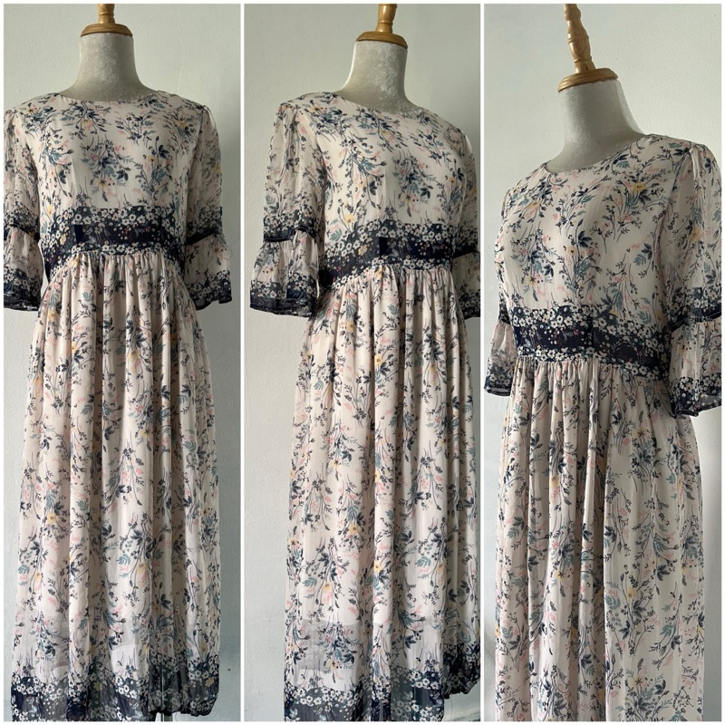 H2430 váy dài nữ si