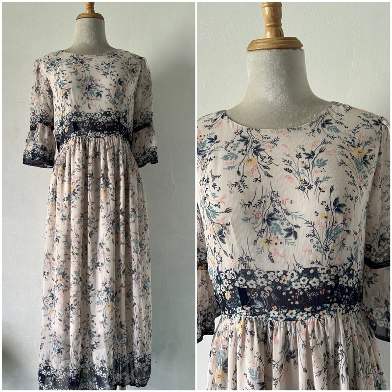 H2430 váy dài nữ si