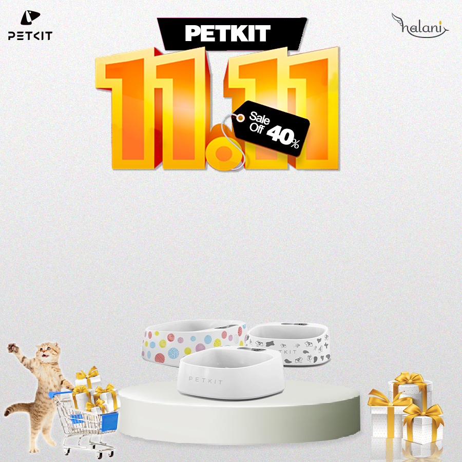 Bát ăn định lượng Gram Petkit  cho thú cưng