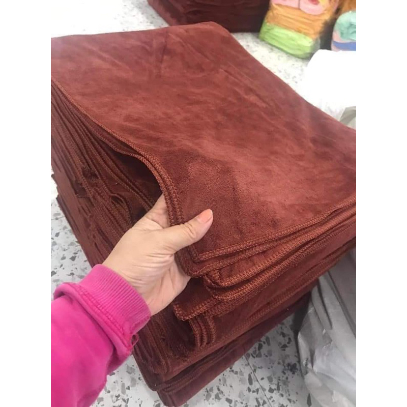 Khăn dày mịn kt 90-190 ko xù lông danh cho spa garra