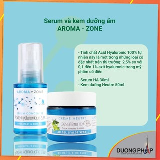 Serum và kem dưỡng ẩm da Aroma Zone