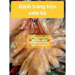 1 bịch bánh tráng sate bò trộn sẵn ( 10 tặng 1)