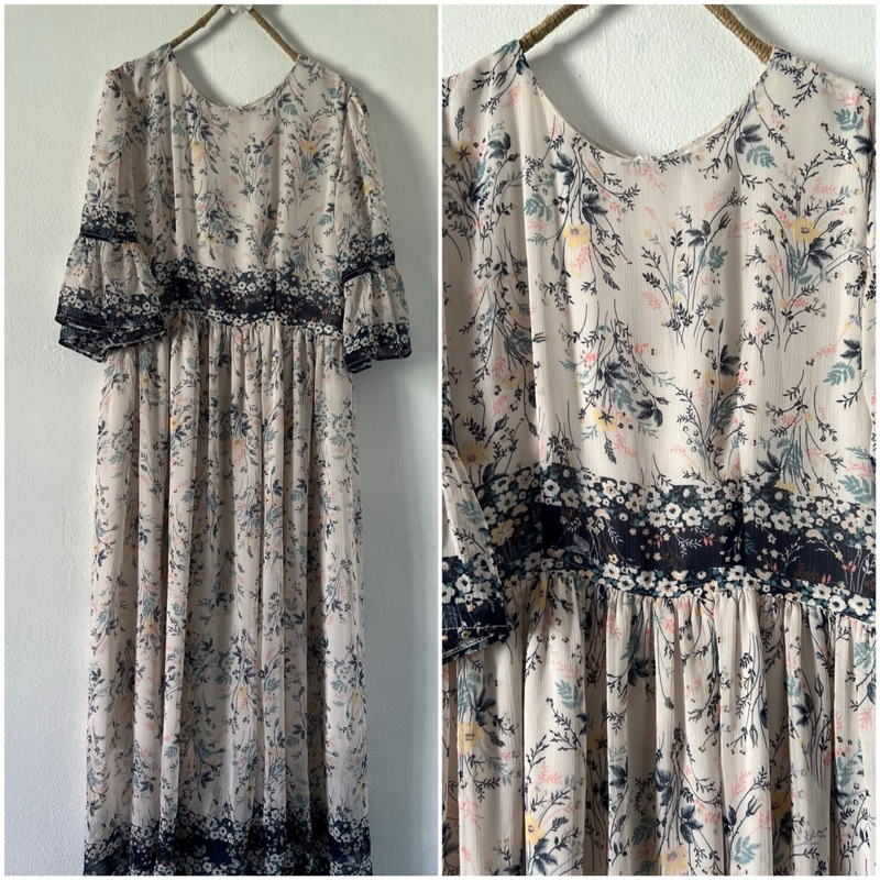 H2430 váy dài nữ si