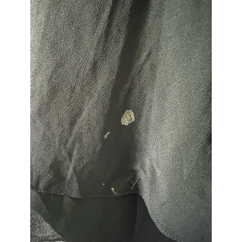 H2433 chân váy đen dài si