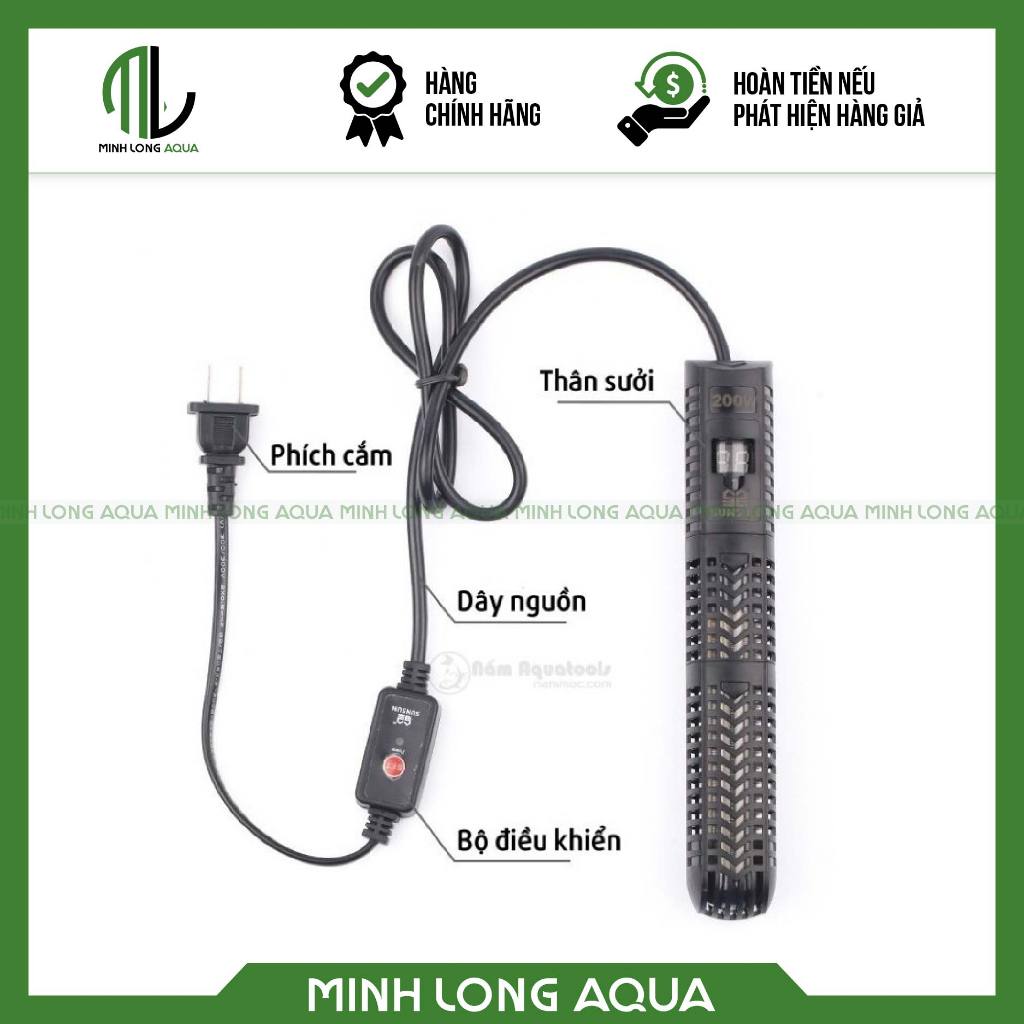 Sưởi bể cá cao cấp hiển thị Led - SUNSUN GR 200W - SƯỞI CHỐNG BỎNG