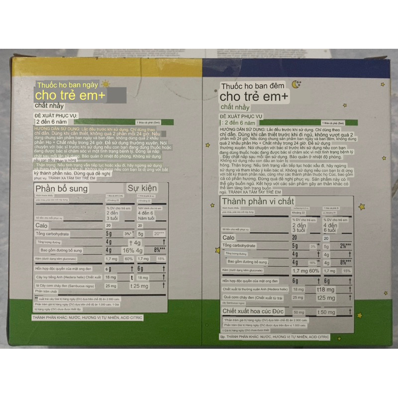 Siro ho ong giảm ho tiêu đờm, tăng đề kháng Zarbee’s Cough Syrup Mucus + Immune cho trẻ