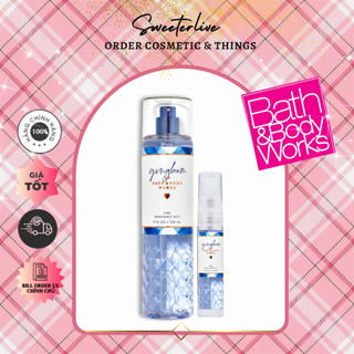 Gingham body mist - xịt thơm toàn thân bath & body works