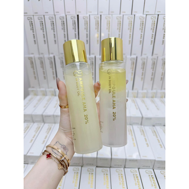 AMPOULE AHA 20% IN BODY OIL - CĂNG BÓNG, TRUYỀN ẨM, TÁI TẠO DA BODY