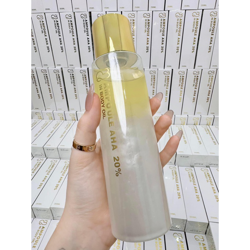 AMPOULE AHA 20% IN BODY OIL - CĂNG BÓNG, TRUYỀN ẨM, TÁI TẠO DA BODY