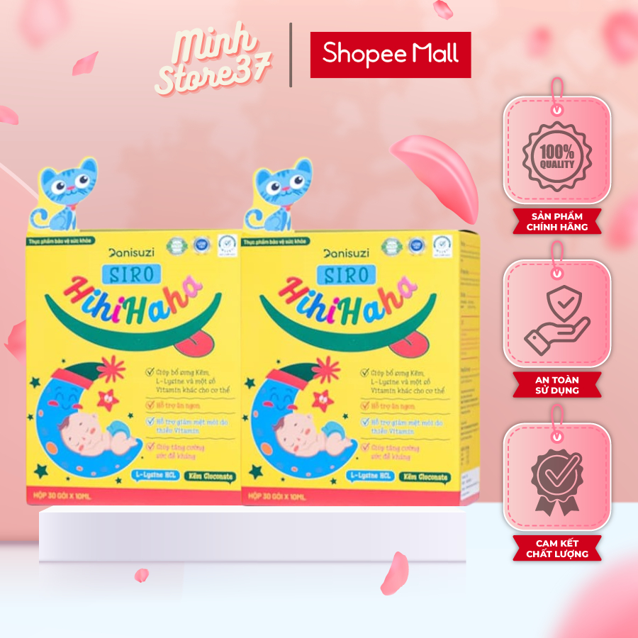 Combo 2 Siro Ăn Ngon Cho Bé Hihihaha Danisuzi HUYỀN PHI  Hỗ Trợ Ăn Ngon, Ngủ Ngon