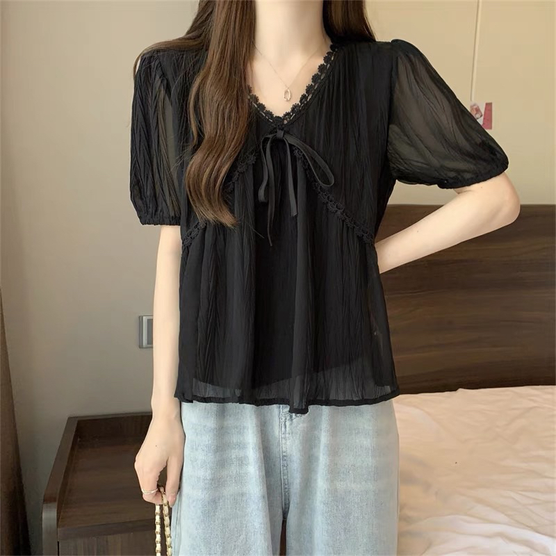 Áo voan tơ 2 lớp