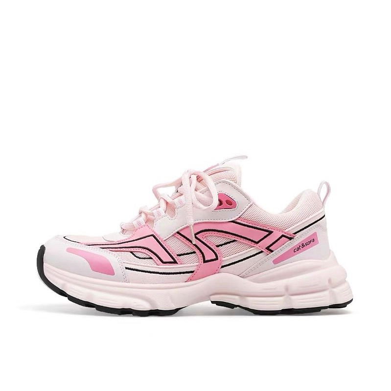 Giày thể thao Cat&Sofa " PinkBrown "